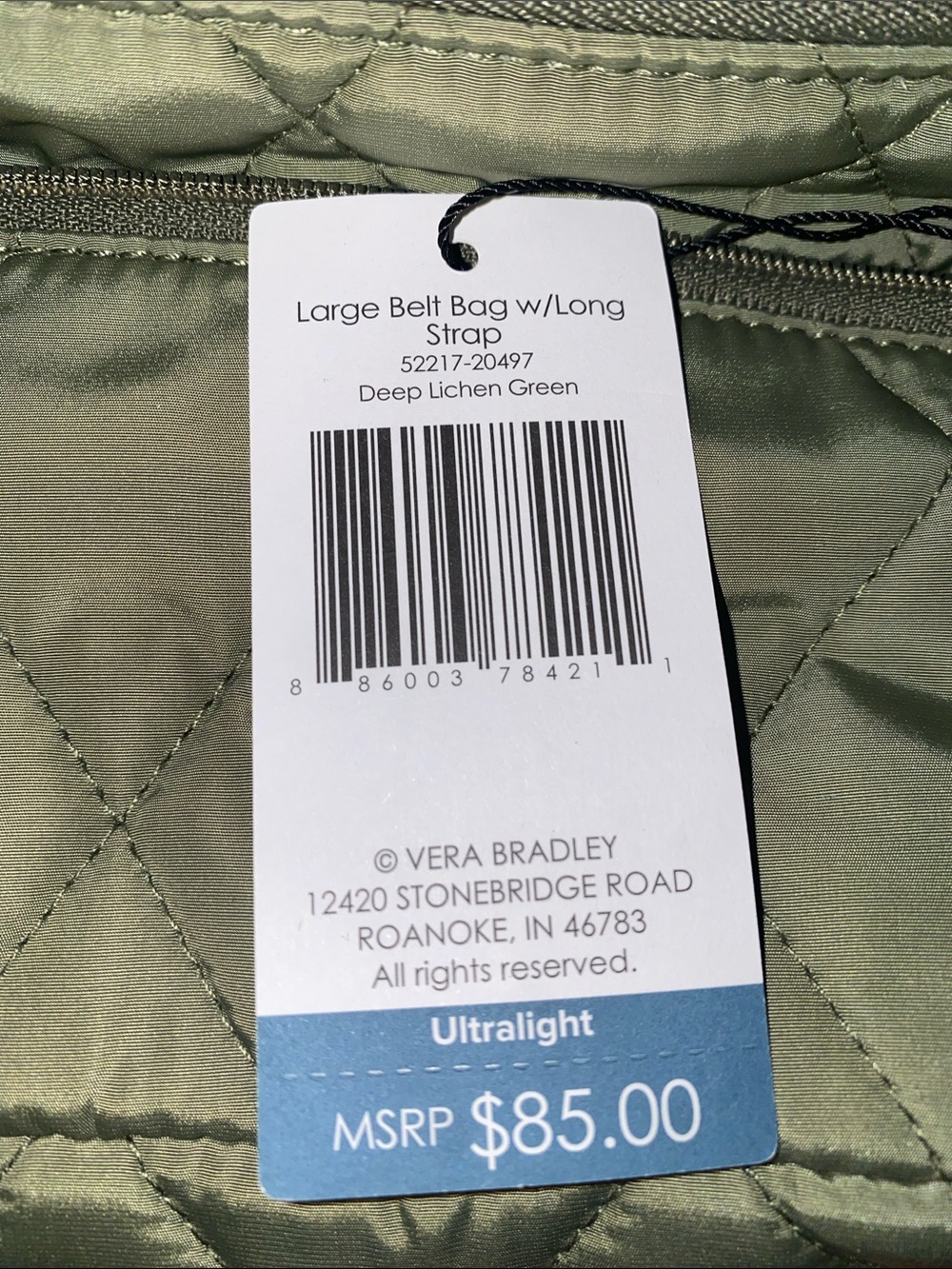 🐛NWT Vera Bradley outlet large belt bag! - Picture 6 of 8